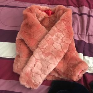Faux fur jacket